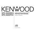 KENWOOD DPX-4020MH4 Owners Manual KENWOOD DPX-4020MH4 Owners Manual