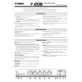 YAMAHA F-20B Owners Manual YAMAHA F-20B Owners Manual