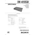 SONY XM405EQX Service Manual SONY XM405EQX Service Manual