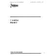 ZOPPAS PR80T Owners Manual ZOPPAS PR80T Owners Manual