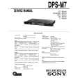 SONY DPS-M7 Service Manual SONY DPS-M7 Service Manual