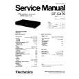 TECHNICS STG470 Service Manual TECHNICS STG470 Service Manual