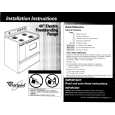WHIRLPOOL RF4700XEW9 Installation Manual WHIRLPOOL RF4700XEW9 Installation Manual