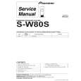 PIONEER SW80S Service Manual PIONEER SW80S Service Manual