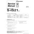 PIONEER S-IS21/XE Service Manual PIONEER S-IS21/XE Service Manual