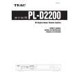 TEAC PL-D2200 Owners Manual TEAC PL-D2200 Owners Manual