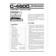PIONEER C4600 Owners Manual PIONEER C4600 Owners Manual