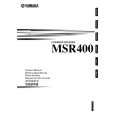 YAMAHA MSR400 Owners Manual YAMAHA MSR400 Owners Manual