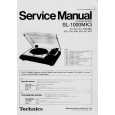 TECHNICS SL-1000MK3 Service Manual TECHNICS SL-1000MK3 Service Manual