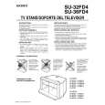 SONY SU32FD4 Owners Manual SONY SU32FD4 Owners Manual