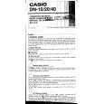 CASIO DN20 Owners Manual CASIO DN20 Owners Manual
