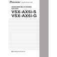 PIONEER VSX-AX5i-G Owners Manual PIONEER VSX-AX5i-G Owners Manual