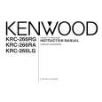 KENWOOD KRC-266LG Owners Manual KENWOOD KRC-266LG Owners Manual