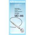 SENNHEISER MD 416 Owners Manual SENNHEISER MD 416 Owners Manual