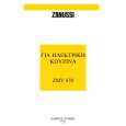 ZANUSSI ZMV870W Owners Manual ZANUSSI ZMV870W Owners Manual