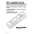 BLAUPUNKT ST LOUIS CC24 Owners Manual BLAUPUNKT ST LOUIS CC24 Owners Manual