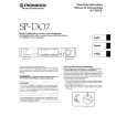 PIONEER SPD07 Owners Manual PIONEER SPD07 Owners Manual
