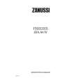ZANUSSI ZFA96W Owners Manual ZANUSSI ZFA96W Owners Manual