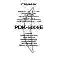 PIONEER PDK-5006E Owners Manual PIONEER PDK-5006E Owners Manual