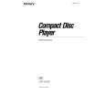 SONY CDP-X7ESD Owners Manual SONY CDP-X7ESD Owners Manual