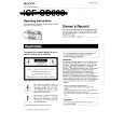 SONY ICF-CD803 Owners Manual SONY ICF-CD803 Owners Manual