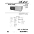 SONY CDX-525RF Owners Manual SONY CDX-525RF Owners Manual