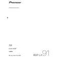PIONEER BDP-LX91/WL Owners Manual PIONEER BDP-LX91/WL Owners Manual