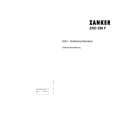 ZANKER 457/450 Owners Manual ZANKER 457/450 Owners Manual