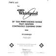 WHIRLPOOL SF3300SKW0 Parts Catalog WHIRLPOOL SF3300SKW0 Parts Catalog