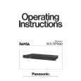 PANASONIC WXRP900 Owners Manual PANASONIC WXRP900 Owners Manual