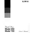 KAWAI 150 Owners Manual KAWAI 150 Owners Manual