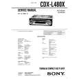 SONY CDXL480X Service Manual SONY CDXL480X Service Manual
