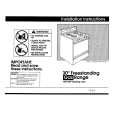 WHIRLPOOL SF365BEYW2 Installation Manual WHIRLPOOL SF365BEYW2 Installation Manual