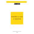 ZANUSSI ZCG601/W Owners Manual ZANUSSI ZCG601/W Owners Manual