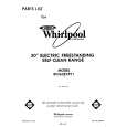 WHIRLPOOL RF363PXPT1 Parts Catalog WHIRLPOOL RF363PXPT1 Parts Catalog