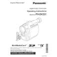 PANASONIC PVDV221 Owners Manual PANASONIC PVDV221 Owners Manual