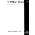 AEG 725 K Owners Manual AEG 725 K Owners Manual