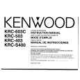 KENWOOD KRCS400 Owners Manual KENWOOD KRCS400 Owners Manual