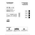 PIONEER PDR05 Owners Manual PIONEER PDR05 Owners Manual