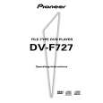 PIONEER DV-F727/KC Owners Manual PIONEER DV-F727/KC Owners Manual