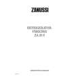ZANUSSI ZA25Y Owners Manual ZANUSSI ZA25Y Owners Manual
