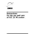 ZANUSSI GC21M Owners Manual ZANUSSI GC21M Owners Manual