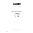 ZANUSSI ZA33S Owners Manual ZANUSSI ZA33S Owners Manual