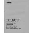 YAMAHA TX7 Owners Manual YAMAHA TX7 Owners Manual