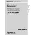 PIONEER DEH-P670MP/XN/UC Owners Manual PIONEER DEH-P670MP/XN/UC Owners Manual