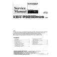 PIONEER KEH-P9200RDS Owners Manual PIONEER KEH-P9200RDS Owners Manual
