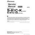 PIONEER S-81C-K/SXTW/E5 Service Manual PIONEER S-81C-K/SXTW/E5 Service Manual