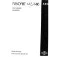AEG FAV445WEFP Owners Manual AEG FAV445WEFP Owners Manual
