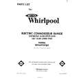 WHIRLPOOL RE960PXKW0 Parts Catalog WHIRLPOOL RE960PXKW0 Parts Catalog