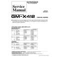 PIONEER GMX412 X1R/UC/ES Service Manual PIONEER GMX412 X1R/UC/ES Service Manual